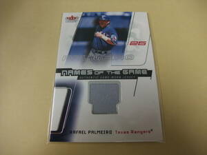 2002 FLEER GENUINE RAFAEL PALMEIRO ラファエル・パルメイロ　ジャージカード　カード MLB