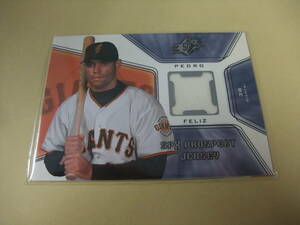 2001 UD SPX 135 PEDRO FELIZ　ペドロ・フェリス　ジャージカード MLB アッパーデック　UPPER DECK