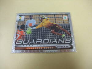 2014 PANINI PRIZM WORLD CUP 9 BOUBACAR BARRY　GUARDIANS　レギュラー プリズム サッカー カード パニーニ ワールドカップ