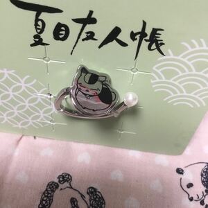  complete sale goods Natsume's Book of Friends nyanko. raw silver ring 