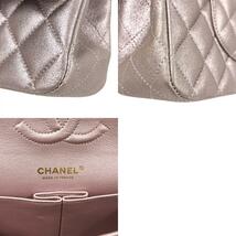 シャネル CHANEL マトラッセ25 A01112 ピンク ゴールド金具 メタリックラムスキン ショルダーバッグ レディース 中古_画像10