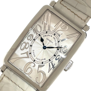  Frank *myula-FRANCK MULLER Long Island relief 1300SCREL white wristwatch men's used 