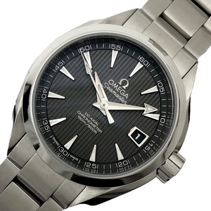  Omega OMEGA Seamaster Aqua Terra коаксильный 231.10.30.20.06.001 черный циферблат SS наручные часы женский б/у 