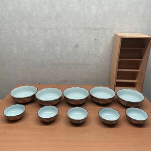 有田焼　古伊万里写　親子鉢(5セット) 徳三郎作