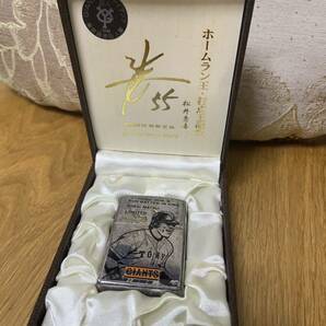 ZIPPO 喫煙具 未使用品ジッポーライター・ホームラン王・打点王記念 松井 秀喜※動作未確認・現状渡し１個 ★0322の画像1