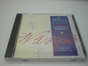 1CD　アカペラ・アマデウス：モーツァルト交響曲第40番、他全18曲　スウィングル・シンガーズによるアカペラ　1991年　国内盤　15前