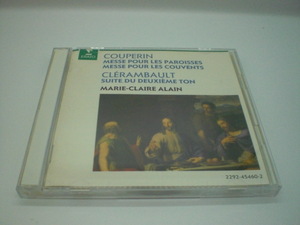2CDスリム　クープラン：教区のためのミサ曲、修道院のためのミサ曲、他　マリー＝クレール・アラン（オルガン）　1990年　ドイツ盤　13下