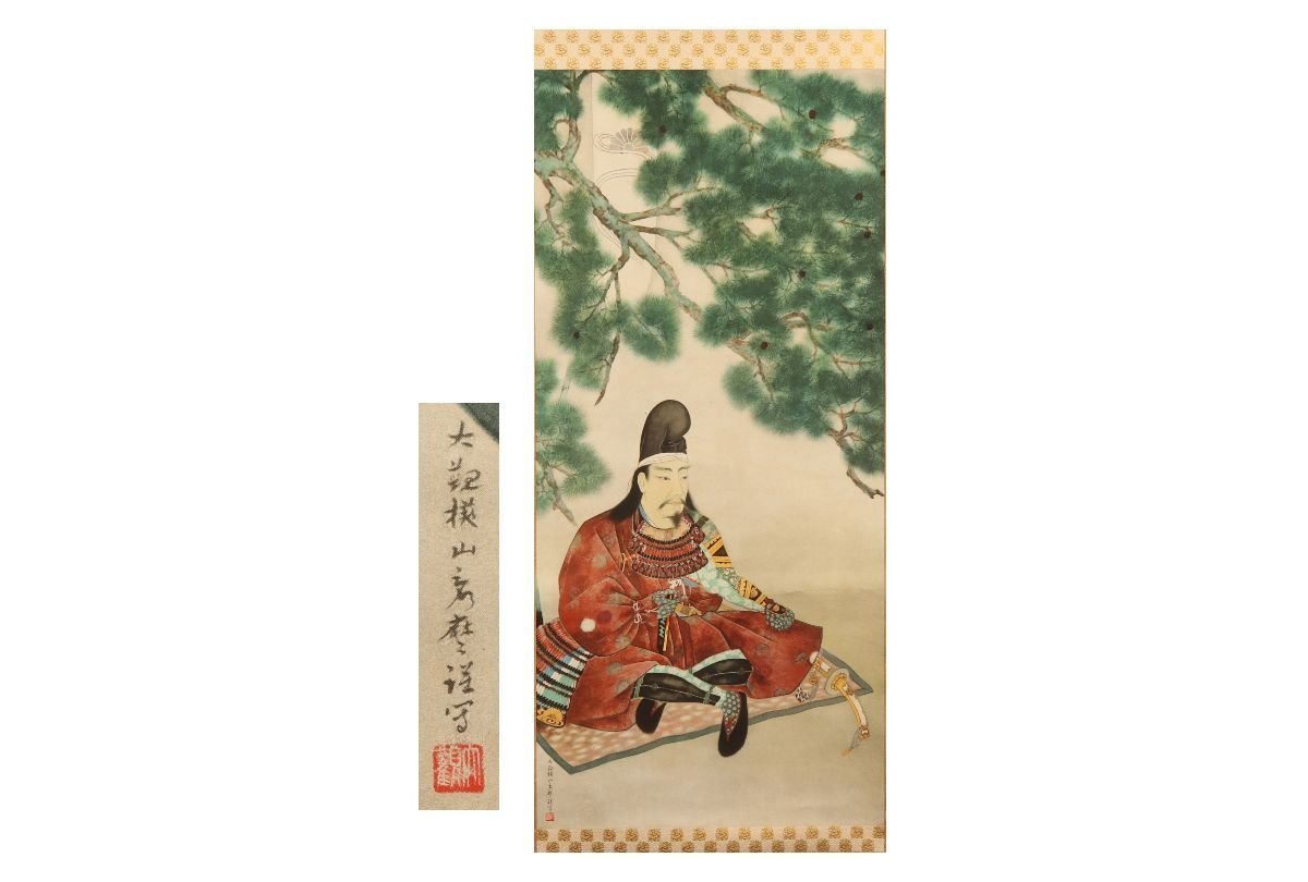 [Galla Fuji] Kunsthandwerkliche Malerei/Yokoyama Taikan/Okunuki no Zu/Kombinierte Schachtel/C-442 (Suche) Antiquitäten/Hängerolle/Malerei/Japanische Malerei/Ukiyo-e/Kalligraphie/Tee hängend/Antiquitäten/Tuschemalerei, Kunstwerk, Buch, Hängerolle