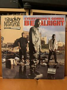 ★US Original 12inch！★Naughty By Nature / Everything's Gonna Be Alright★Bob Marley ★90 Hiphop school DJ MURO マニア コレクター