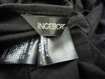〇　INGEBORG　インゲボルグ　半袖カットソー　黒　サイズ１１　〇_画像5