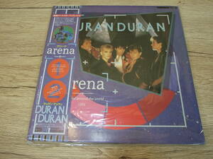 中古LPレコード　アルバム　DURAN・DURAN　デュラン・デュラン　アリーナarena 帯付き 　再生未確認　定形外郵便発送