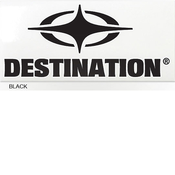 ディスティネーション(DESTINATION DS SURF)スター+ロゴステッカー/BLK【DESTINATIONステッカーでカスタマイズ】FER 便利/ステッカー ST
