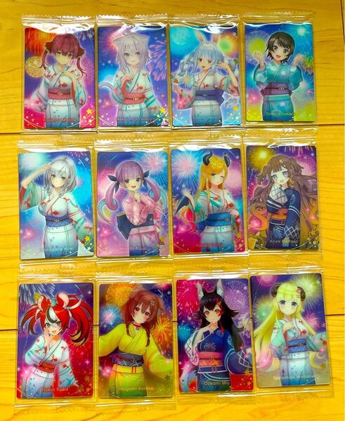 ホロライブ ウエハース3 宝鐘マリン等 12枚まとめ売り 早い者勝ち 即日発送