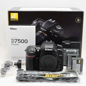 シャッター回数僅か『718』Nikon デジタル一眼レフカメラ D7500 ボディ ブラック