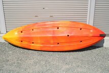 【当店直接引き取り限定】現状品 ライオット カヤックス エスケープ10 オレンジ Riot Kayaks モンベル montbell 川 釣り 42H22641_画像4