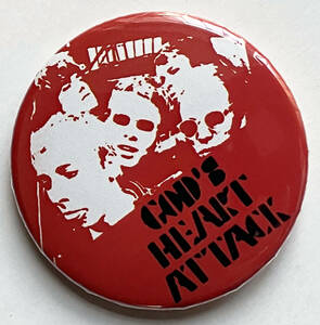 GOD'S HEART ATTACK - Treat Me Like A Doll 缶バッジ 40mm #Dutch #70's cult killer punk rock #custom buttons