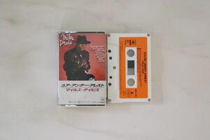 Cassette Miles Davis You're Under Arrest 28KP1249 CBS SONY /00110