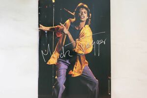 Memorabilia Tour Book Mick Jagger Suntory Dry Beer Live MICKJAGGER UDO Japan /00380