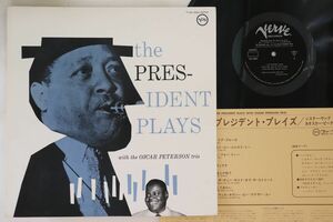 LP Lester Young - Teddy Wilson Quartet President Plays MV2084 VERVE Japan Vinyl /00260