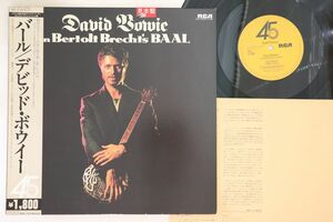 12 David Bowie David Bowie In Bertolt Brecht's Baal RPL2122PROMO RCA プロモ /00250