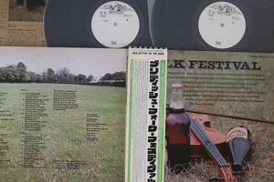 2discs LP Various Folk Festival IRS6711415PROMO TRANSATLANTIC promo /00660