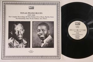 オーストリアLP Various Texas Piano Blues (1929-1948) BD2059 RST /00260