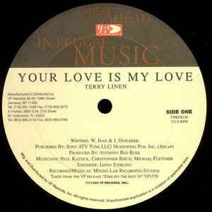 米12 Terry Linen Your Love Is My Love / Show Me Oh Lord VPRD6330 VP Records /00250