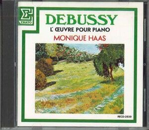 CD Monique Haas Debussy: L'oeuvre Pour Piano RECD2839 ERATO /00110