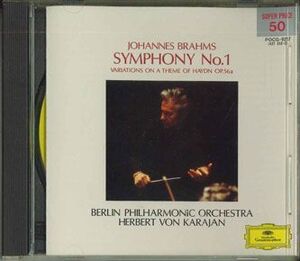 CD Karaja Brahms: Symphony No. 1 Haydn Variations POCG9257 POLYDOR /00110