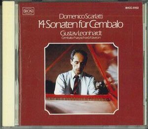 CD Gustav Leonhardt Domenico Scarlatti: 14 Sonaten Fur Cembalo BVCC5152 SEON /00110