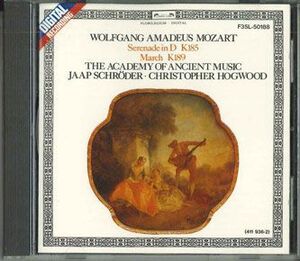 CD Christopher Hogwood Mozart: March, K.189 / Serenade No.3, K.185 F35L50188 POLYDOR /00110