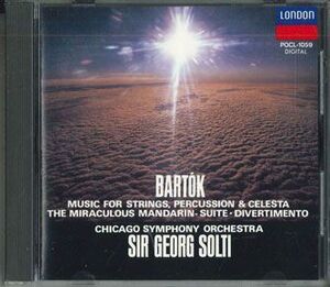 CD Sir Georg Solti Bartok: Music For Strings, Percussion & Celesta, Etc. POCL1059 POLYDOR /00110