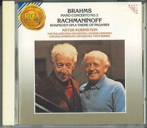 CD Artur Rubistein Brahms: Piano Concerto No.2, Rachmaninoff: Rhapsody On A Theme Of Paganini BVCC5062 RCA /00110