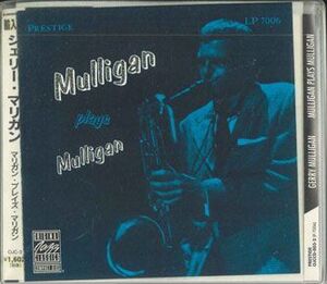 CD Gerry Mulligan Mulligan Plays Mulligan OJC3 PRESTIGE /00110