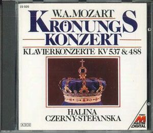 独CD Halina Czerny-stefanska Mozart: Kronungs Konzert 23020 DELTA MUSIC /00110