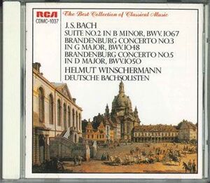 CD Helmut Winschermann, Deutsche Bachsolisten J.s.bach : Suite No.2 / Brandenburg Concertos No.3 / No.5 CDMC1037 RCA /00110