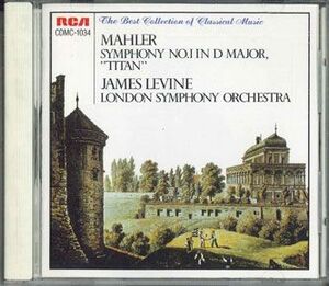 CD James Levine, London Symphony Orchestra Mahler : Symphony No.1 In D Major, titan CDMC1034 RCA /00110