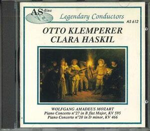 伊CD Clara Haskil Mozart-piano Concert 27 &20-haskil-klemperer AS612 AS DISC /00110