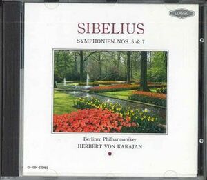 CD Karajan Sibelius Symphonien Nos.5 & 7 CC1094 ECHO INDUSTRY /00110