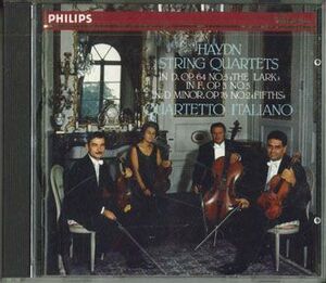 CD Quartetto Italiano Hydn String Quartets Op 64 No 5 Op 3 No 5 Op 76 No 2 4202702 PHILIPS /00110