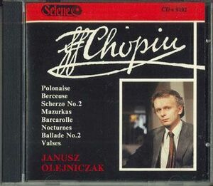 輸入CD Janusz Olejniczak Chopin Piano Recital CDS9102 SELENE /00110