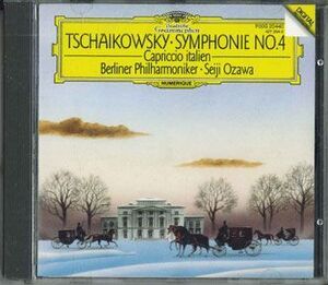 CD 小澤征爾 Tchaikovsky Symphonie No.4 Capriccio Italien F00G20440 POLYDOR /00110