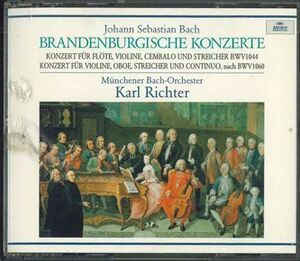 2discs CD Munchener Bach-orchester, Richter J.s.bach: Brandenburgische Konzerte FPCC411278 ARCHIV PRODUKTION /00220