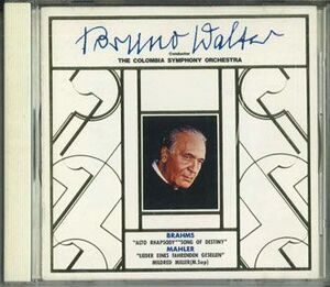 CD Various Brahms;alto Rhapsody Etc. Walter 35DC127 SONY /00110
