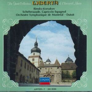 CD Charles Dutoit Korsakov: Scheherazade, Capriccio Espagnol JUPITER7 POLYDOR 未開封 /00110