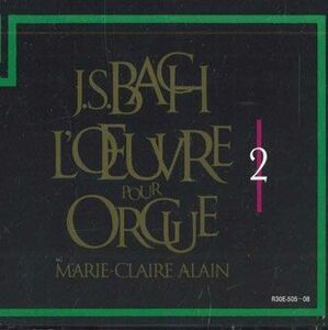 4discs CD Marie Claire Alain Bach L'oeuvre Pour Orgue 2 R30E50508 RVC /00440