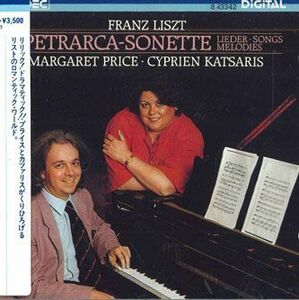 CD Margaret Price, Cyprien Katsaris Liszt 3 Petrarca Sonette Lieder Songs Melodies K35Y10094 KING /00110