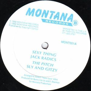 英12 Jack Radics Sexy Thing MONT001 Montana Records (2) /00250