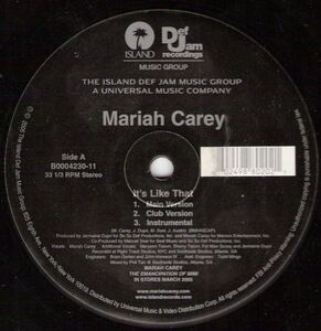 米12 Mariah Carey It's Like That B000423011 ISLAND DEF JAM /00250