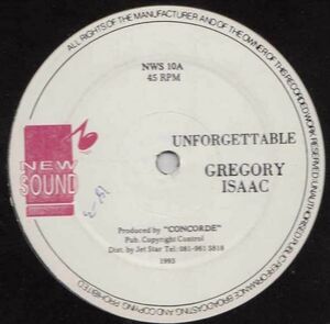 英12 Gregory Isaacs Unforgettable NWS10 New Sound /00250